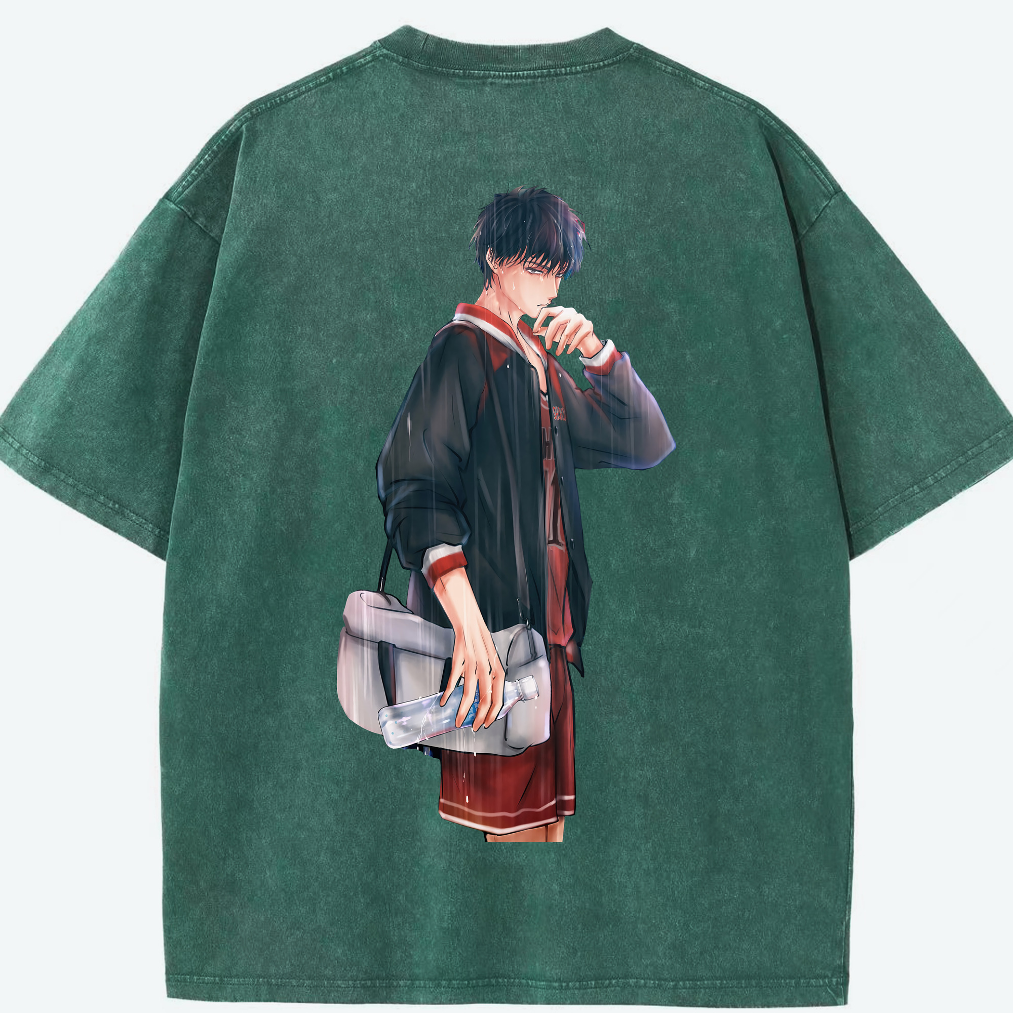 （画像用） SLAM DUNK／スラムダンク 綿100% ヴィンテージ風 半袖Tシャツ（背面プリント）